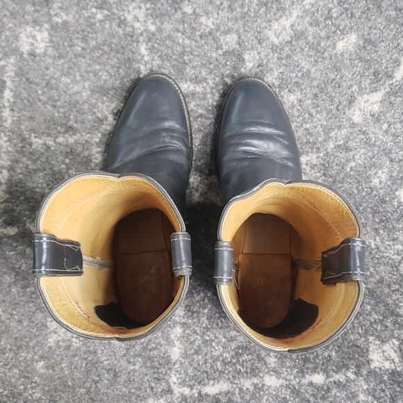 Justin Boots Women's Gray Leather Boots - Picture 7 of 7